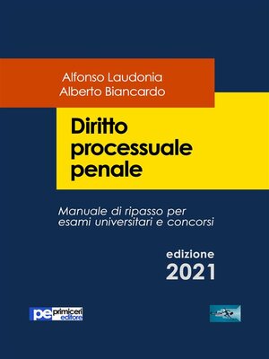 cover image of Diritto processuale penale